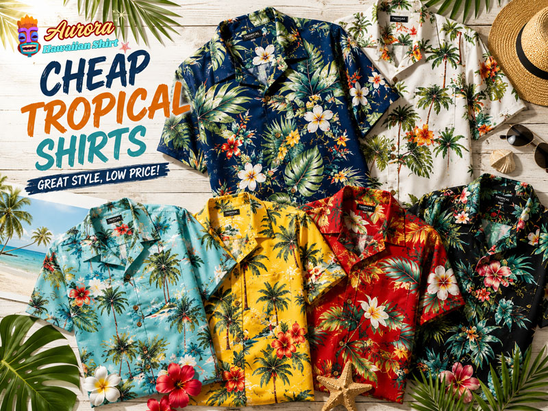 cheap tropical shirts