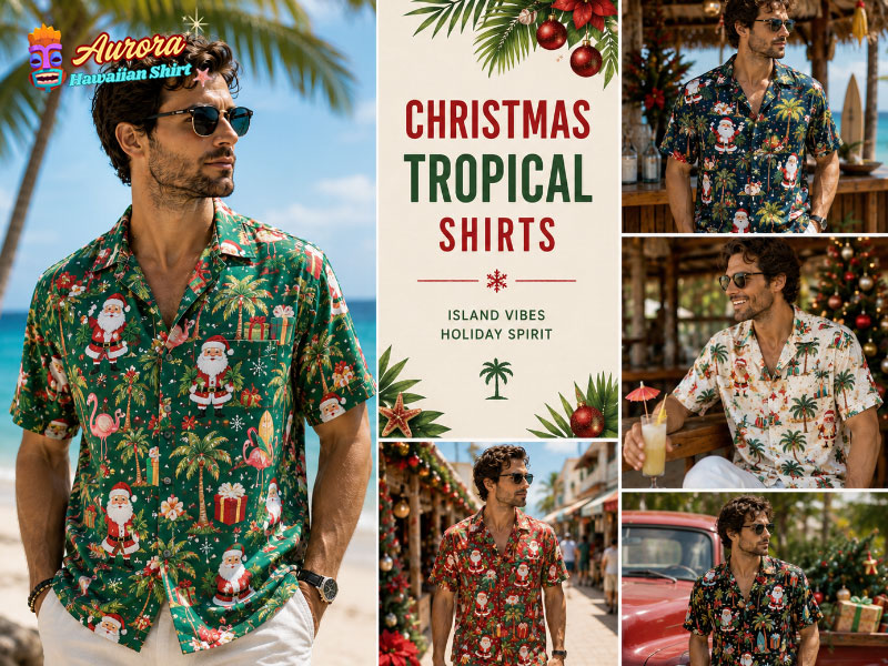 christmas tropical shirts