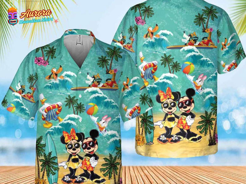 Disney tropical shirt
