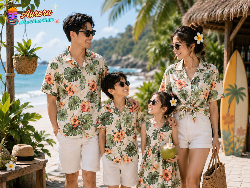 matching tropical shirts 2 matching tropical shirts