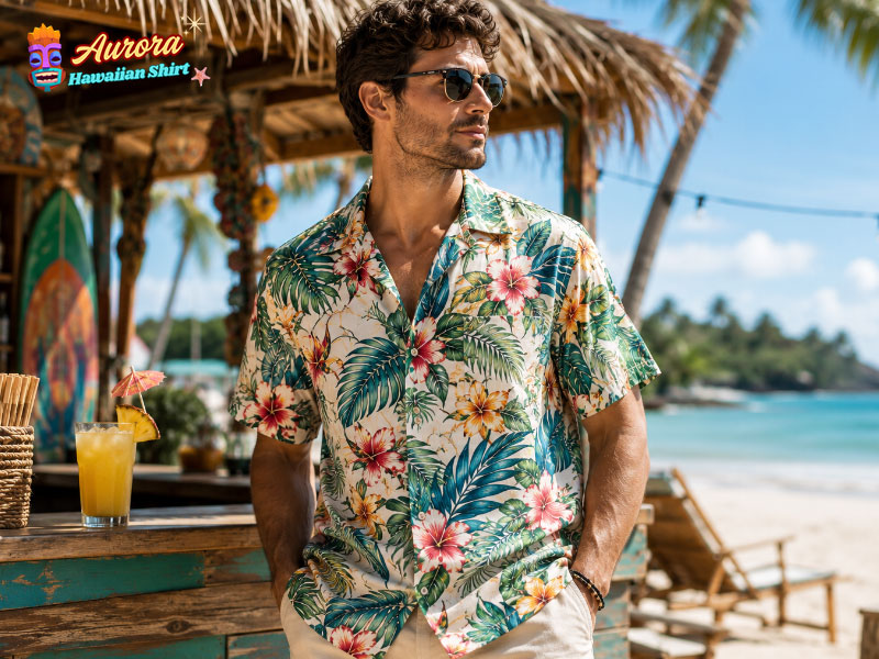 mens tropical shirts