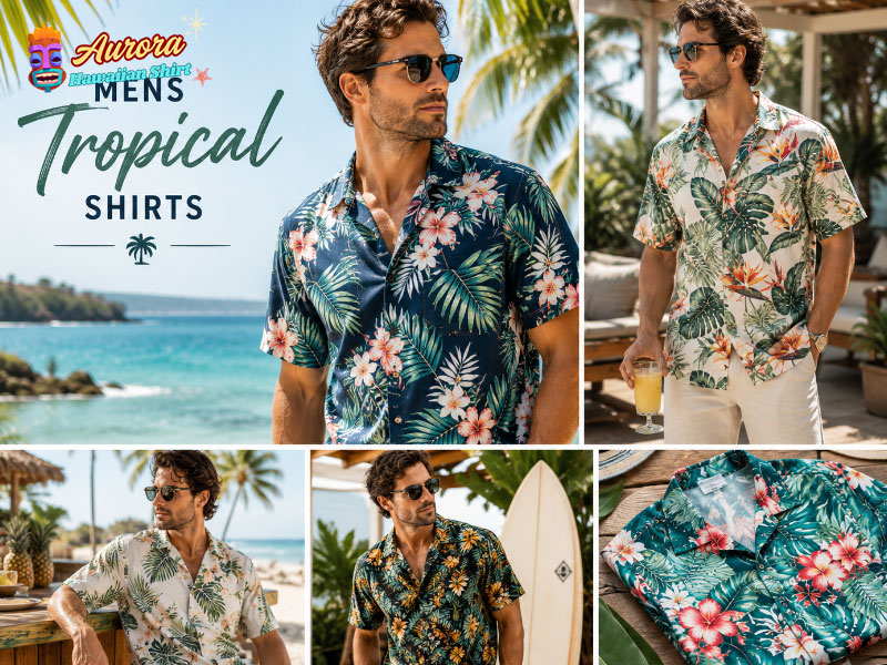 mens tropical shirts