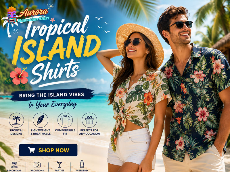 tropical island shirts 3 tropical island shirts