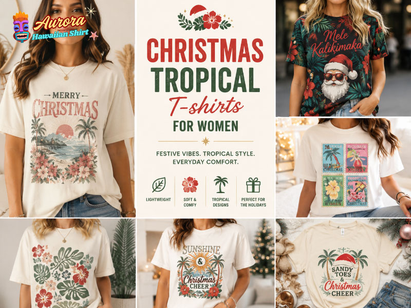 tropical t-shirt womens