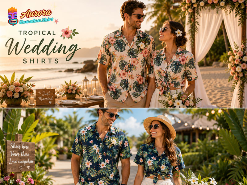 tropical wedding shirts