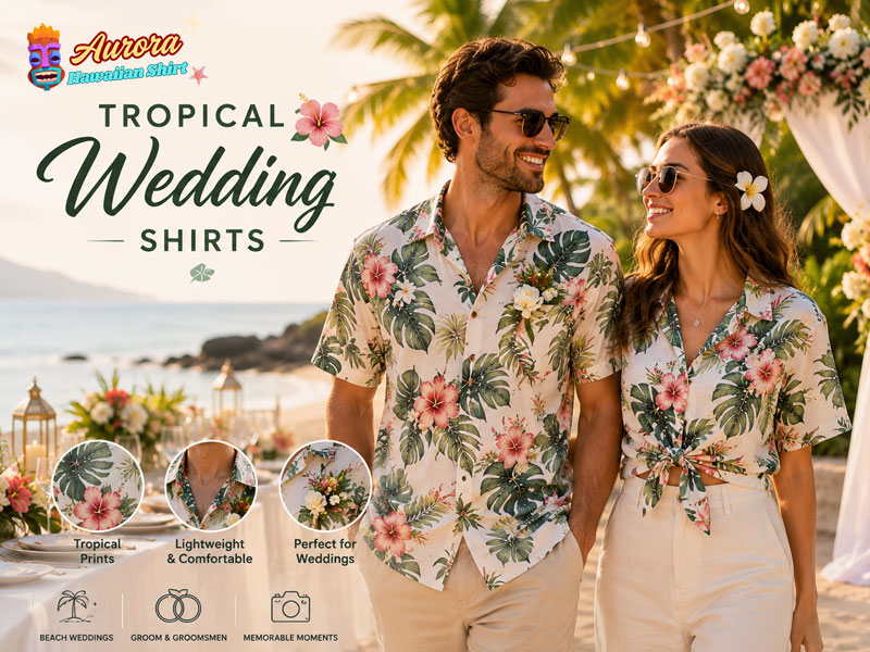 tropical wedding shirts