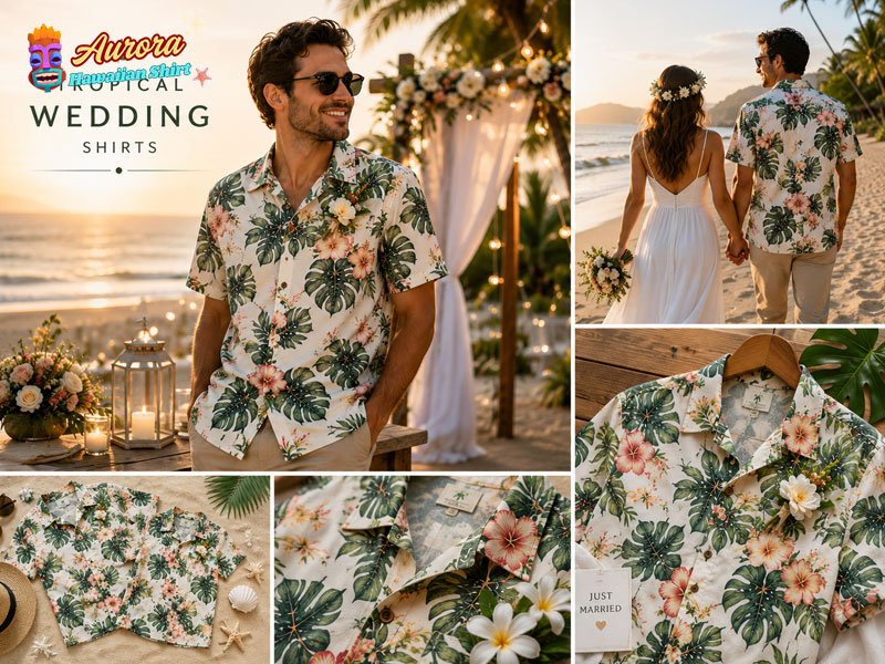 tropical wedding shirts