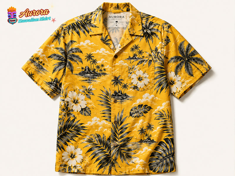 yellow tropical shirts 