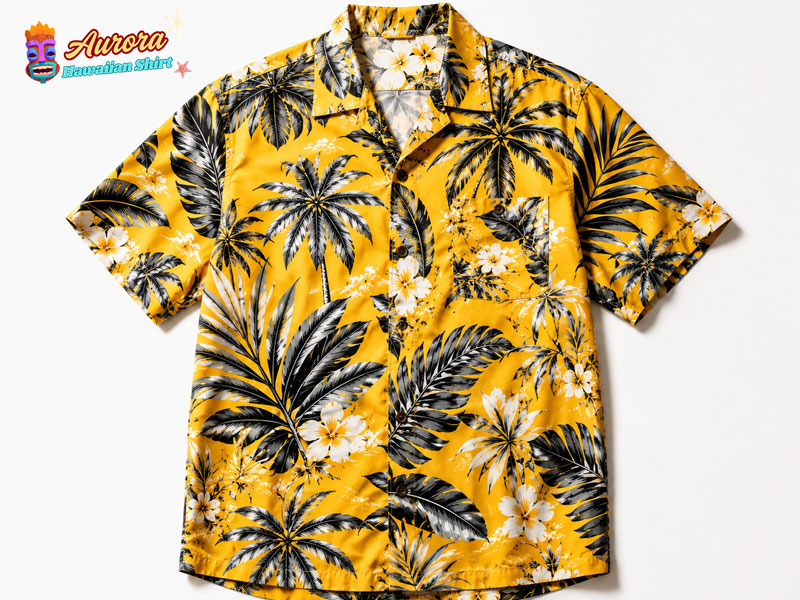 yellow tropical shirts