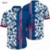 Custom Logo Hibiscus Navy Hawaiian Shirt, Orange Bloom Resort Button-Up