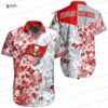 Tiki Paradise Tampa Bay Buccaneers Hawaiian Shirt, Tropical Fan Aloha Button-Up Tiki Paradise Tampa Bay Buccaneers Hawaiian Shirt, Tropical Fan Aloha Button-Up