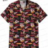 Flamingo Banana Leaf Kansas City Chiefs Hawaiian Shirt, Red Island Button-Up