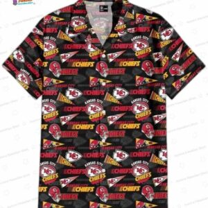 Black Arrowhead Kansas City Chiefs Hawaiian Shirt