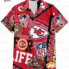 Red Island Palm Kansas City Chiefs Hawaiian Shirt Set