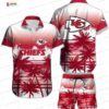 Classic Islander Kansas City Chiefs Hawaiian Shirt, Red White Game Day Set