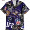 Baltimore Ravens Desert Sunset Hawaiian Shirt, Palm Night Tailgate Style