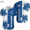 Custom Tropical Storm Carolina Panthers Hawaiian Shirt, Blue Aloha Game Day