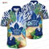 Navy Floral Stripe Toronto Maple Leafs Hawaiian Shirt – Tropical Hockey Style Navy Floral Stripe Toronto Maple Leafs Hawaiian Shirt – Tropical Hockey Style