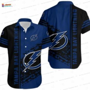 Blue Black Bolt Game Day Tampa Bay Lightning Hawaiian Shirts