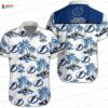 Blue Black Bolt Game Day Tampa Bay Lightning Hawaiian Shirts