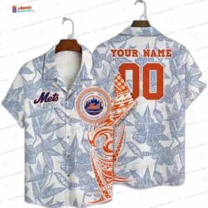 Personalized Tropical Game Day New York Mets Hawaiian Shirt