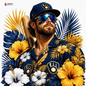 Milwaukee Brewers Hawaiian Shirts