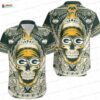 Emerald Sunset Palm Green Bay Packers Hawaiian Shirt, Island Fan Aloha Button-Up
