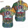 Colorful Skull Mask Mardi Gras Hawaiian Shirt for Beach Parties Colorful Skull Mask Mardi Gras Hawaiian Shirt for Beach Parties