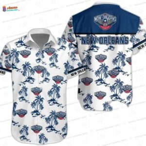 Blue Palm New Orleans Pelicans Hawaiian Shirt – Island Design