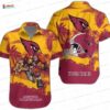 Personalized Flower Pattern Chicago White Sox Hawaiian Shirt, Ocean Sunset Style