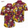 Red Sunset Palm Arizona Cardinals Hawaiian Shirt, Tropical Fan Aloha Button-Up Red Sunset Palm Arizona Cardinals Hawaiian Shirt, Tropical Fan Aloha Button-Up