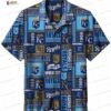 Tropical Summer Vibes Kansas City Royals Hawaiian Shirt, Blue Floral Style
