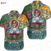 Tropical Leaves San Francisco 49ers Hawaiian Shirt, Red Gold Resort Style