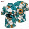 San Jose Sharks Floral Fantasy Hawaiian Shirt for Beach Fans