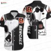 Stars and Stripes Cincinnati Bengals Hawaiian Shirt, Orange Blue NFL Aloha Button-Up for Football Fan Gift