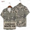 World Champions Chicago White Sox Hawaiian Shirt, Vintage White Beach Style World Champions Chicago White Sox Hawaiian Shirt, Vintage White Beach Style