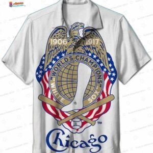 World Champions Chicago White Sox Hawaiian Shirt, Vintage White Beach Style