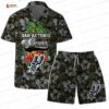 Monochrome Palm Sunset San Antonio Spurs Hawaiian Shirts Monochrome Palm Sunset San Antonio Spurs Hawaiian Shirts