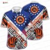 Cincinnati Bengals Tiki Adventure Hawaiian Shirt, Summer Tailgate Breeze