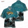 Jaguar Palm Silhouette Jacksonville Jaguars Hawaiian Shirt Jaguar Palm Silhouette Jacksonville Jaguars Hawaiian Shirt
