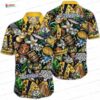 Yellow Palm Nashville Predators Hawaiian Shirt – Navy Team Design