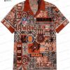 Custom Vintage Stamp Chicago Bears Hawaiian Shirt, Orange Fan Aloha Button-Up Custom Vintage Stamp Chicago Bears Hawaiian Shirt, Orange Fan Aloha Button-Up