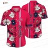 Truist Park Atlanta Braves Game Day Vibes Hawaiian Shirt, Navy Fan Aloha Button-Up