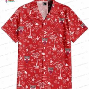 Tropical Breeze Aloha Vibes Chicago Bulls Hawaiian Shirt