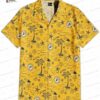 White Navy Palm Island Indiana Pacers Hawaiian Shirts