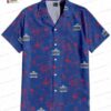 Blue Crimson Palm Coast LA Clippers Hawaiian Shirt – Coastal Game Day Style Blue Crimson Palm Coast LA Clippers Hawaiian Shirt – Coastal Game Day Style