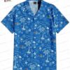 Blue Palm Island Orlando Magic Hawaiian Shirts