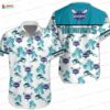 Teal Palm Skyline Charlotte Hornets Hawaiian Shirt – Coastal Game Day Style