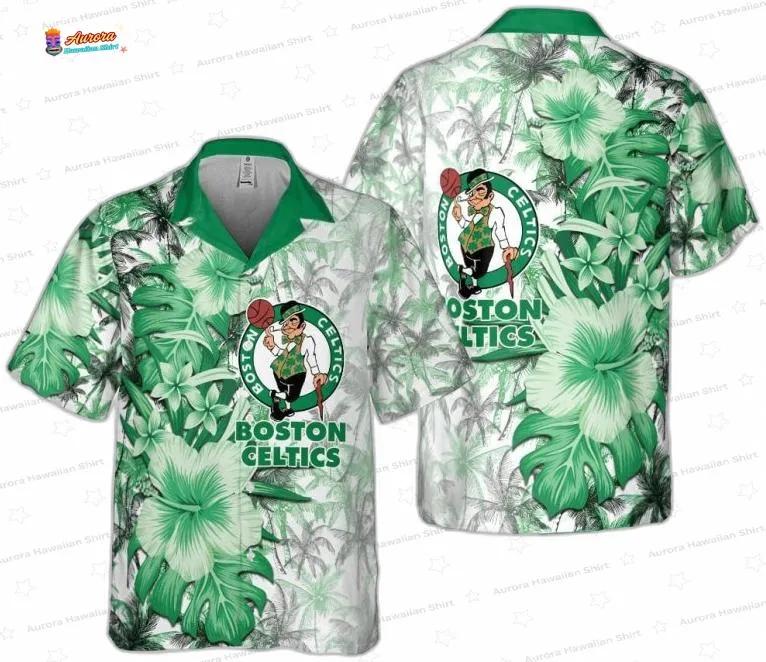 Tropical Forest Boston Celtics Hawaiian Shirt – Tropical Vibes Tropical Forest Boston Celtics Hawaiian Shirt – Tropical Vibes