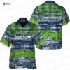 Green Sunset Palms Seattle Seahawks Hawaiian Shirt, Beach Fan Aloha Button-Up Green Sunset Palms Seattle Seahawks Hawaiian Shirt, Beach Fan Aloha Button-Up